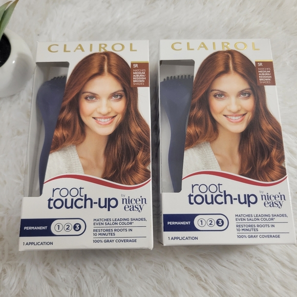CLAIROL Nice 'N Easy Root Touch Up Medium Auburn/Reddish Brown #5R hair color - Picture 3 of 9